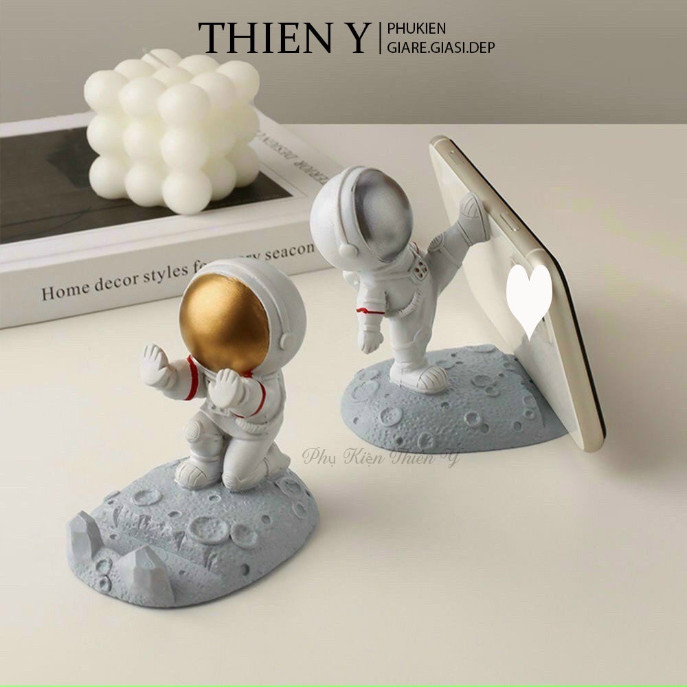 Giá Đỡ Điện Thoại Để Bàn - Kệ Phi Hành Gia Trang Trí Bàn Làm Việc Vừa Để Điện Thoại Siêu Đẹp