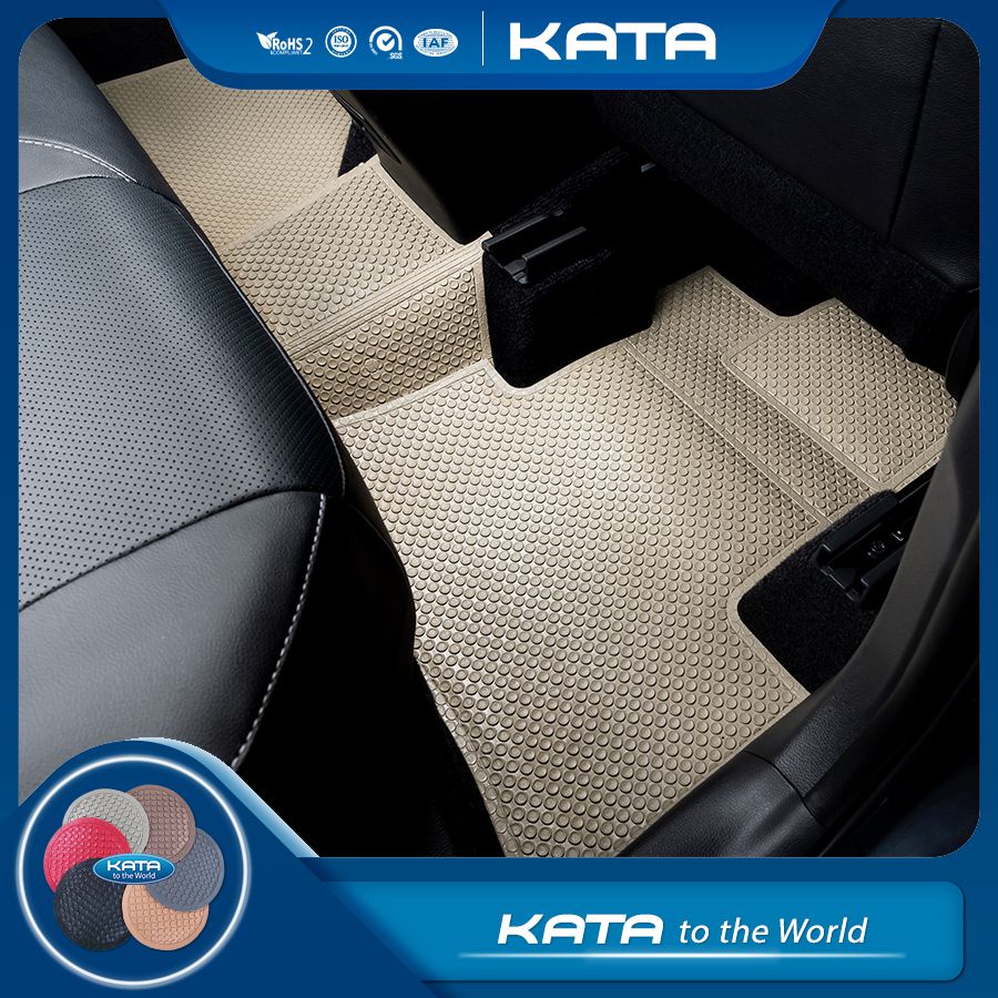 Thảm lót sàn ô tô KATA cho xe Toyota Corolla Cross  - Phiên Bản PRO -Không ẩm mốc, Không thấm nước, Không mùi