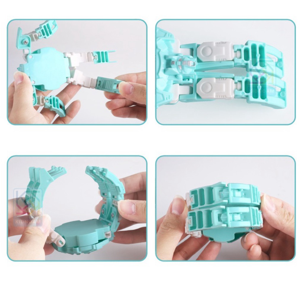 Đồng Hồ Điện Tử Cao Cấp  Dành Cho Trẻ Em Biến Hình Robot 2 Trong 1 DHROBOT