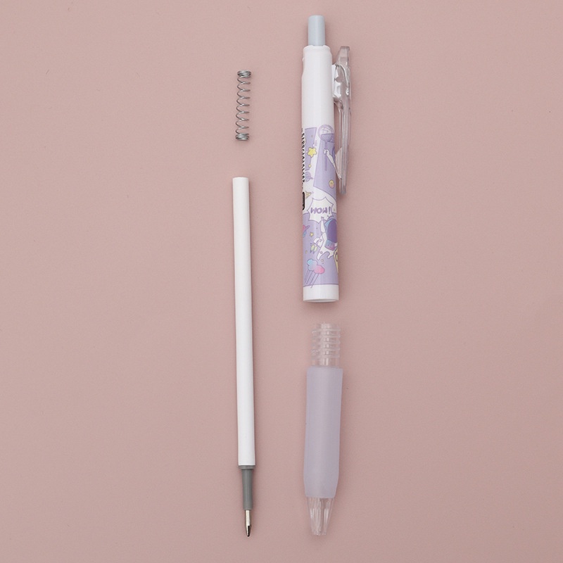 Set 6 Bút Mực Đen Tạo Hình Hành Tinh Sáng Tạo