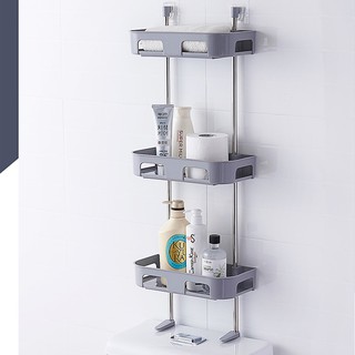 Kệ Đề Đồ Toilet Dán Tường 3 Tầng Đa Năng