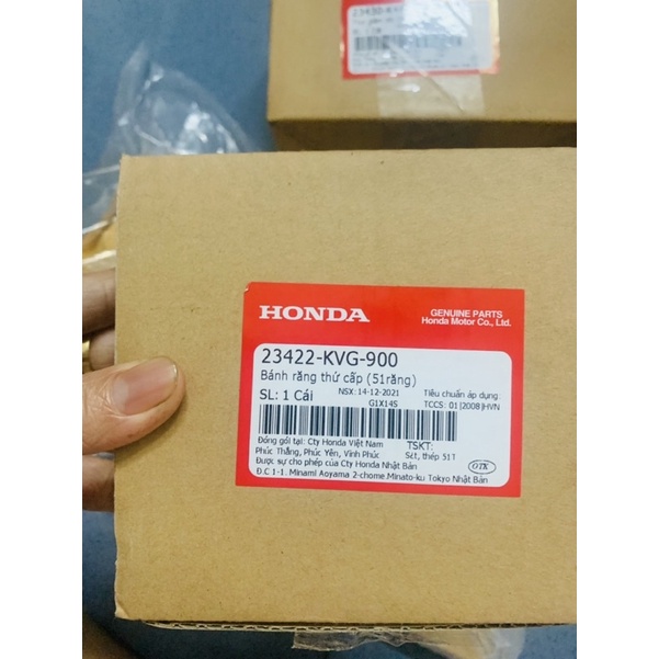 Bộ nhông láp Vision đời 2014 - 2020 zin hãng Honda