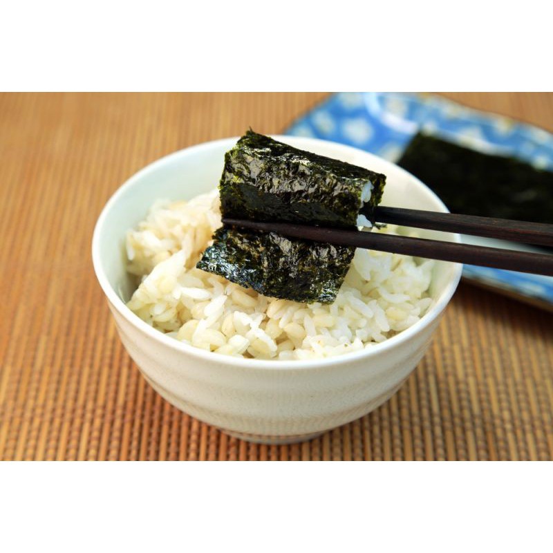Rong Biển Ăn Liền Hàn Quốc Vị Olive KFOOD - Rong Biển Tẩm Gia Vị - Rong Lá Kim Ăn Liền - Rong Biển Rắc Cơm - HCM