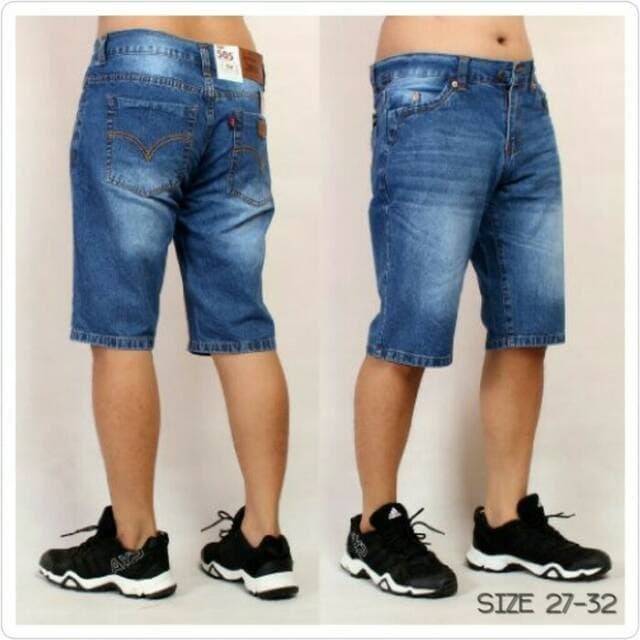 Quần Short Jean Nam Co Dãn Size 27-38 - 27