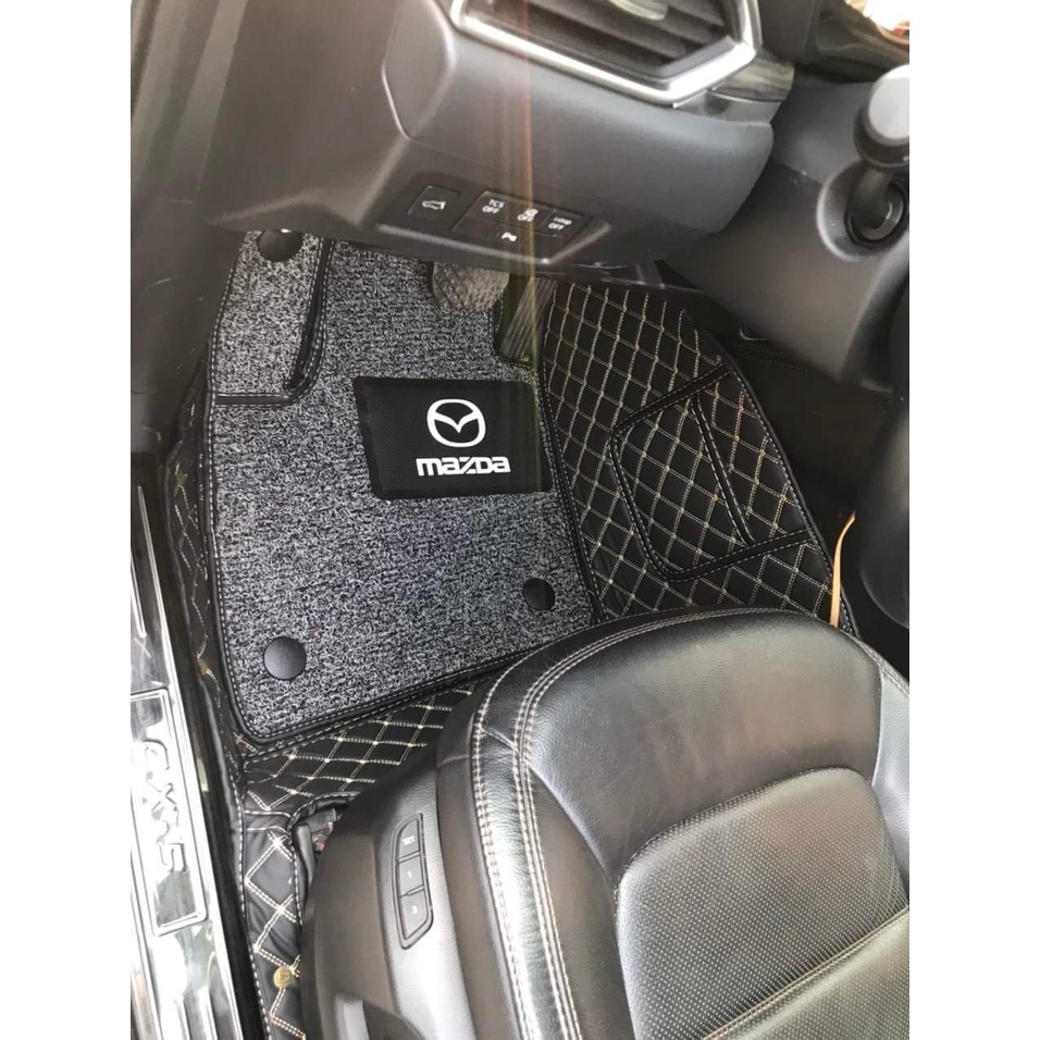 Thảm lót sàn ô tô 5D 6D Mazda 2 2013-2021 chống nước, không mùi, phủ kín 90% sàn xe