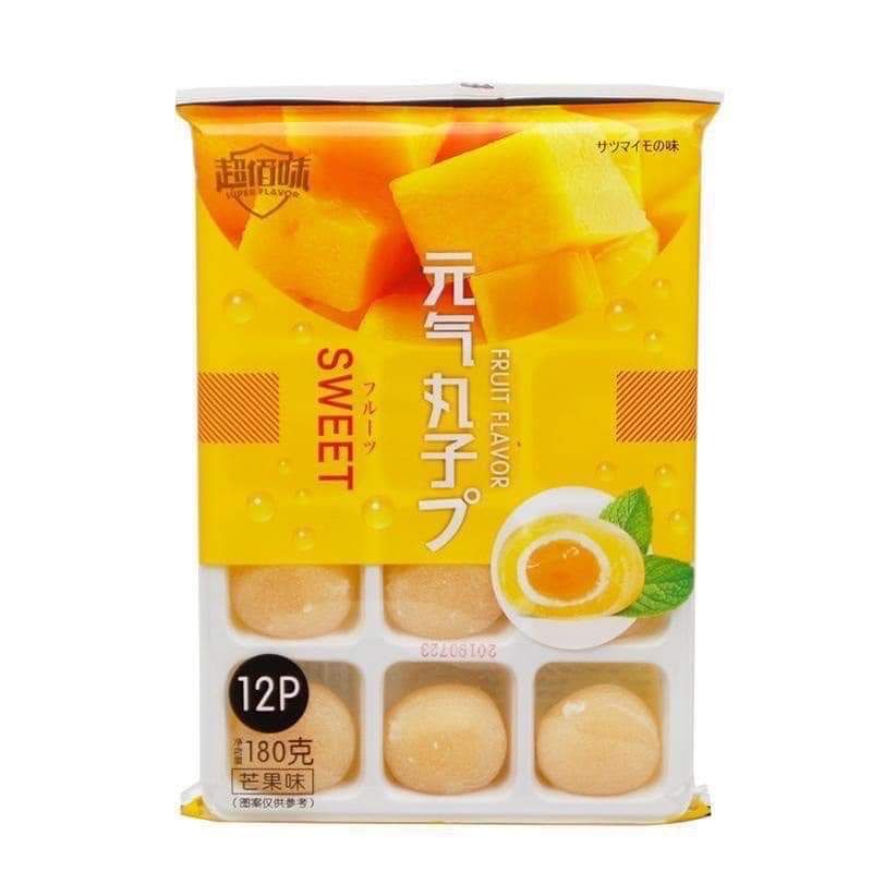 [Mã 155FMCGSALE giảm 7% đơn 500K] Bánh Mochi Kem Lạnh Vị Hoa Quả Gói 180gr