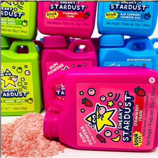 Kẹo cao su thổi - dạng bột  (vị táo/dâu/mâm xôi)  Sneaky Stardust