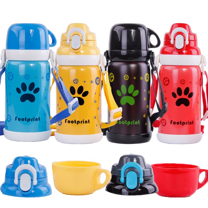 Bình giữ nhiệt cho bé hình bàn chân chó 600ml,,,