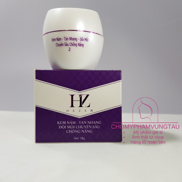 Kem nám-tàn nhang-đồi mồi- chuyên sâu chống nắng Hezen ( HZ) hũ 18g.Chợ mỹ phẩm Vũng Tàu | BigBuy360 - bigbuy360.vn