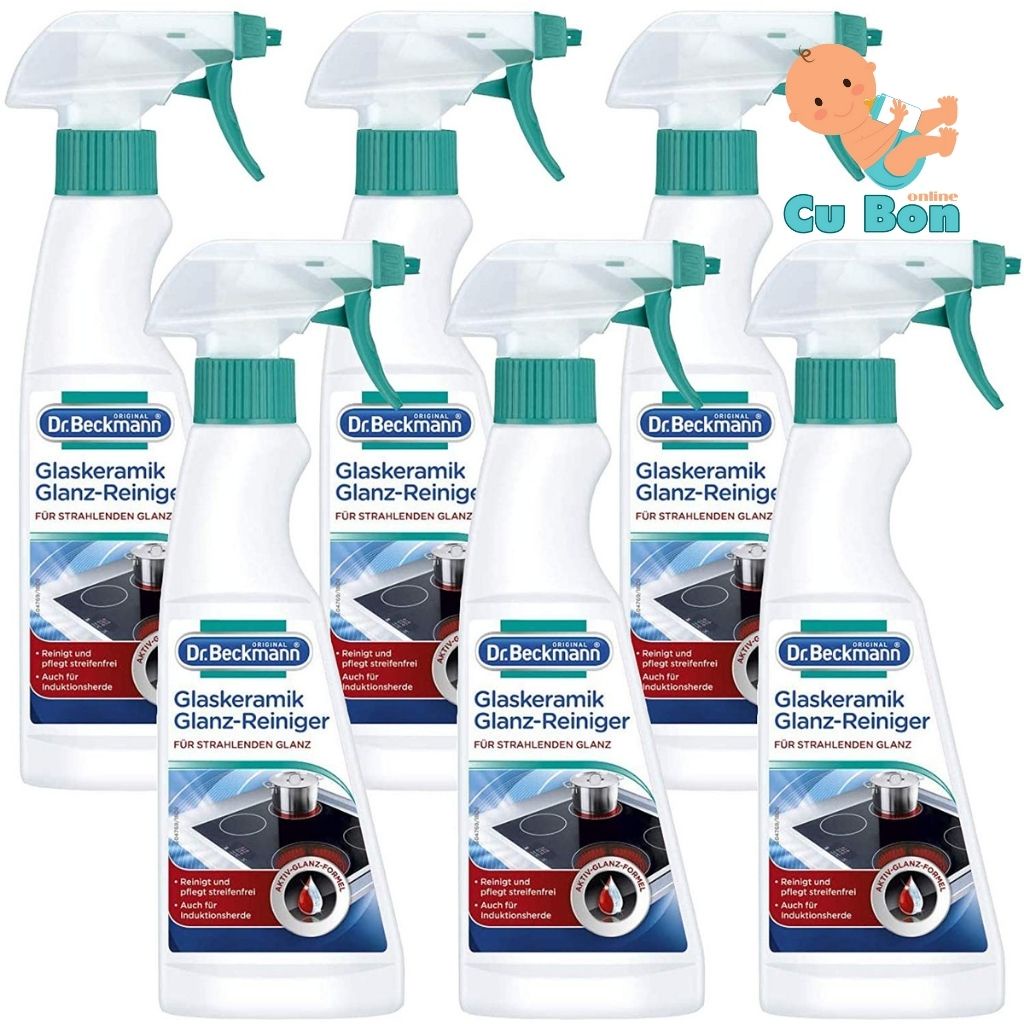 Tẩy dầu mỡ Dr.Beckmann Đức 250ml tẩy sạch bếp từ, bếp ga, lưới lọc máy hút mùi, tường ốp, chậu rửa bát an toàn tiện lợi