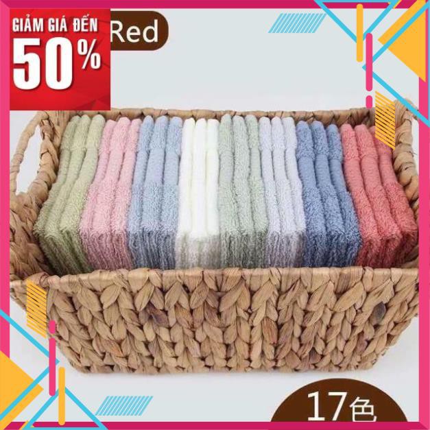 [CÓ VIDEO] Set 3 khăn mặt monored nhật cotton siêu mềm mịn cho em bé trẻ con lau rửa cho vuông cao cấp