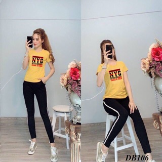 Áo thunnn kiểu và quần dài