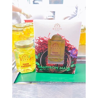 [ Cao cấp ] Mặt nạ tổ yến Colagen Nhụy Hoa Nghệ Tây Saffron - Queen [ Chất lượng ]