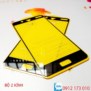 Bộ 2 Kính cường lực Nokia 8 và Nokia 9 Full màn hình / Dán full màn Nokia 8 - SEASHOP