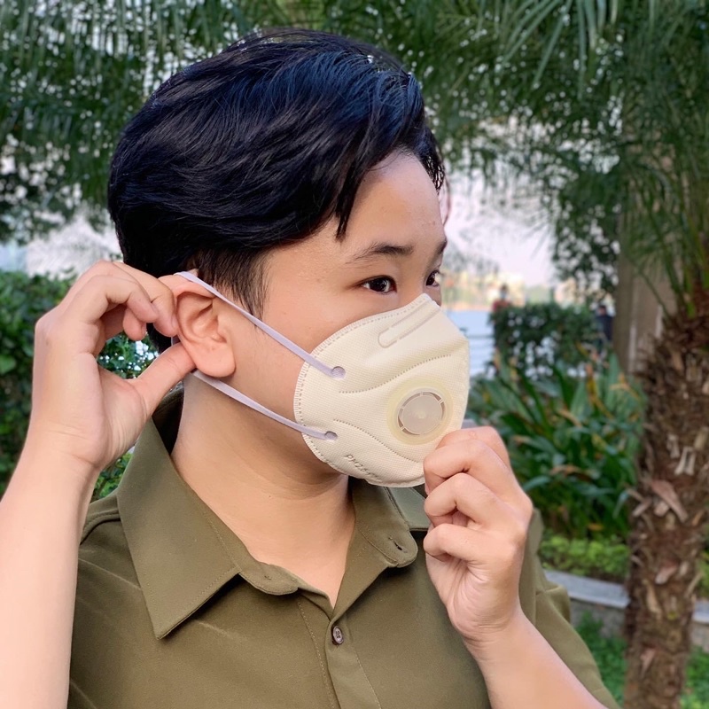 Khẩu trang Airphin chống bụi mịn PM2.5 - Người lớn size S, L