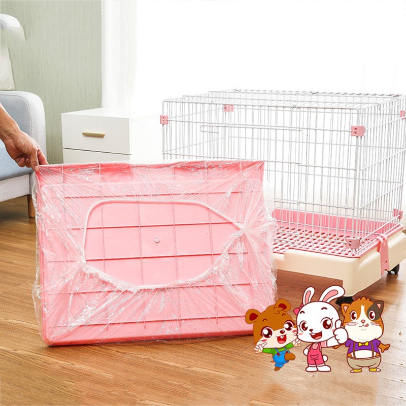 Set 10 tấm lót chuồng thú nuôi nhỏ bằng nhựa dùng một lần tiện lợi