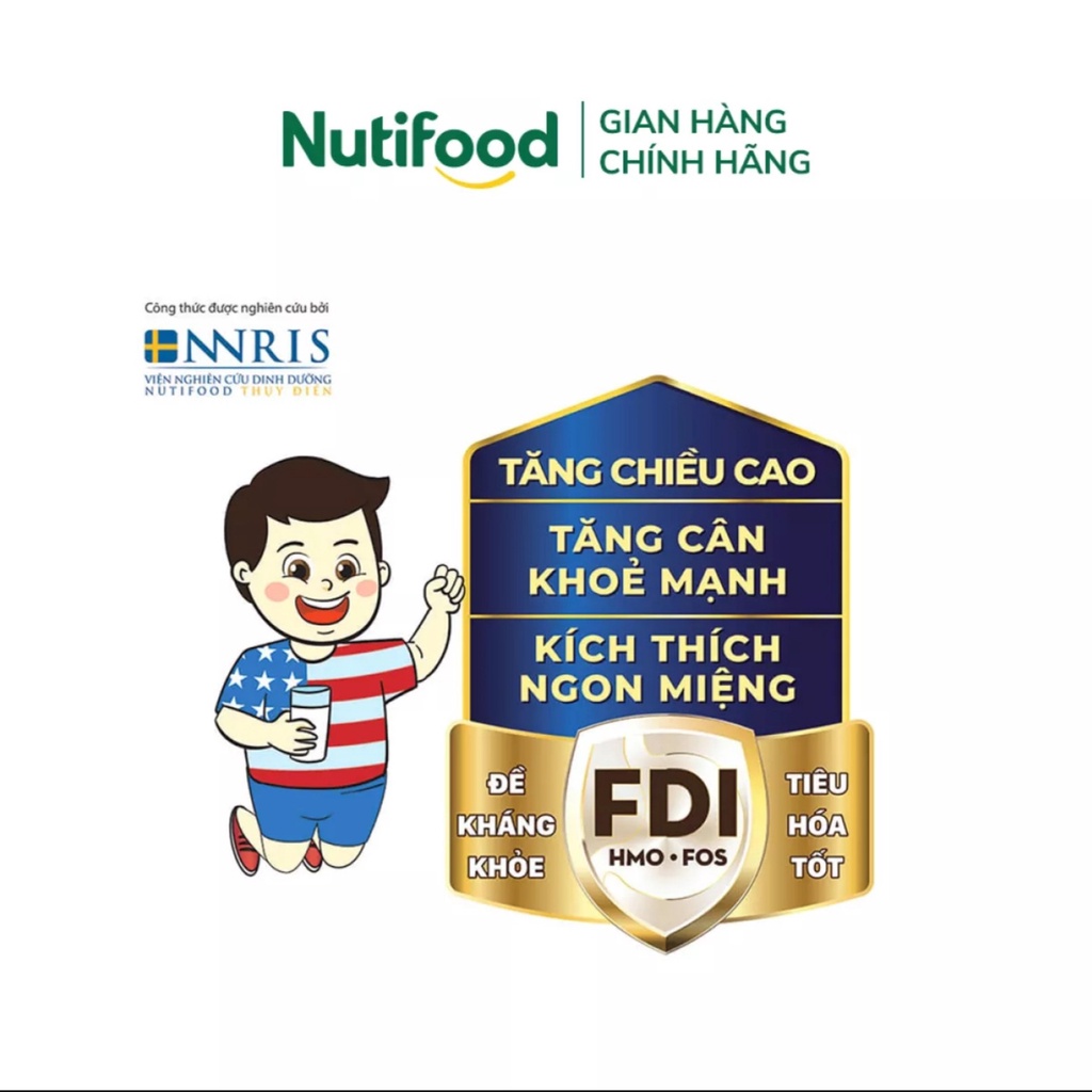 [HSD T2-2022] Thùng SBPS NutiFood Grow Plus+ Tăng Cân Khỏe Mạnh 110ml (xanh)