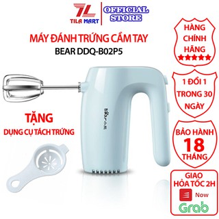 [Chính Hãng] Máy Đánh Trứng Cầm Tay Mini Bear DDQ - B02P5 5 Tốc Độ Công Suất 125W, Máy Đánh Kem Làm Bánh
