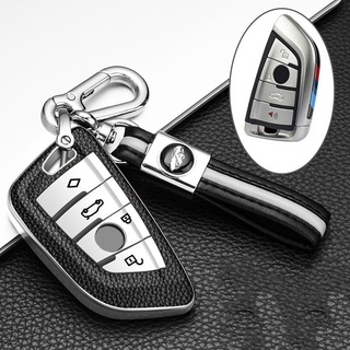 Vỏ chìa khóa điều khiển từ xa bằng pu+tpu 2021 cho bmw 5 series g30 g38 f30 f20 x1 x3 x5 3/4