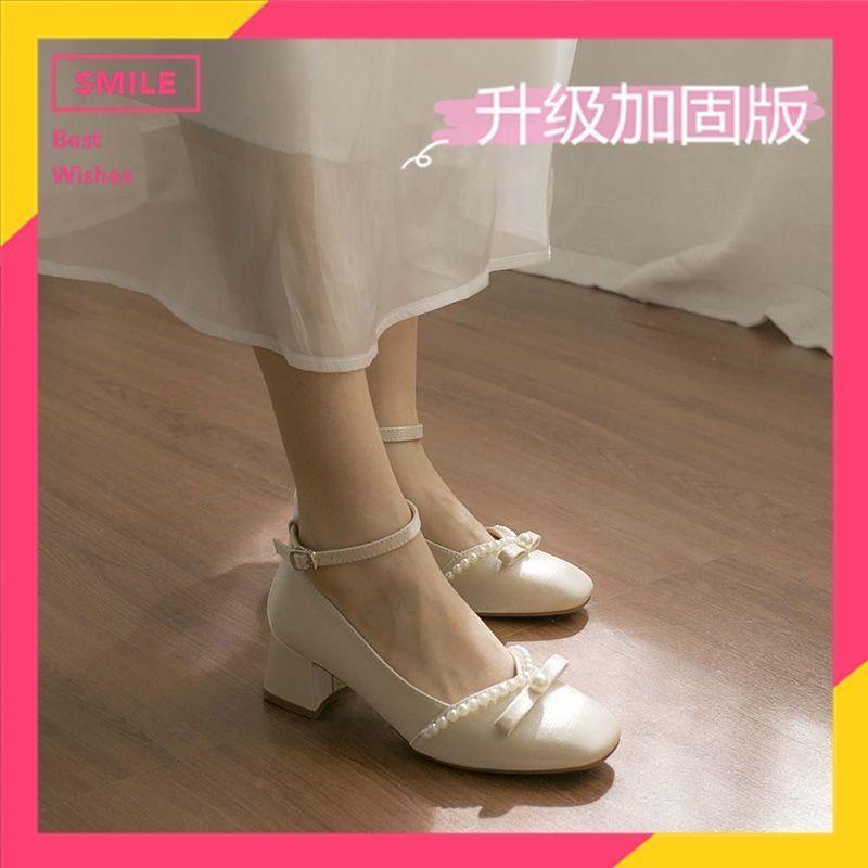 Giày Cao Gót Phong Cách Lolita Pháp Thời Trang Mùa Thu 2021