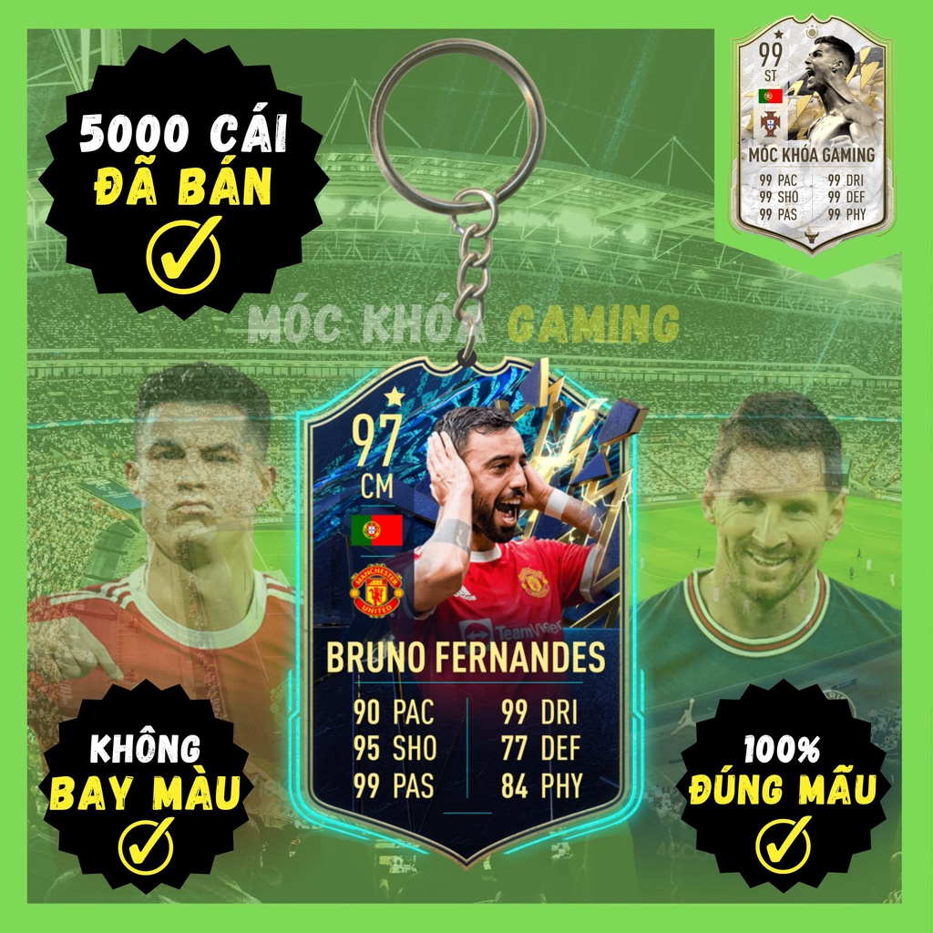 Móc Khóa Bruno Fernandes TOTS 22