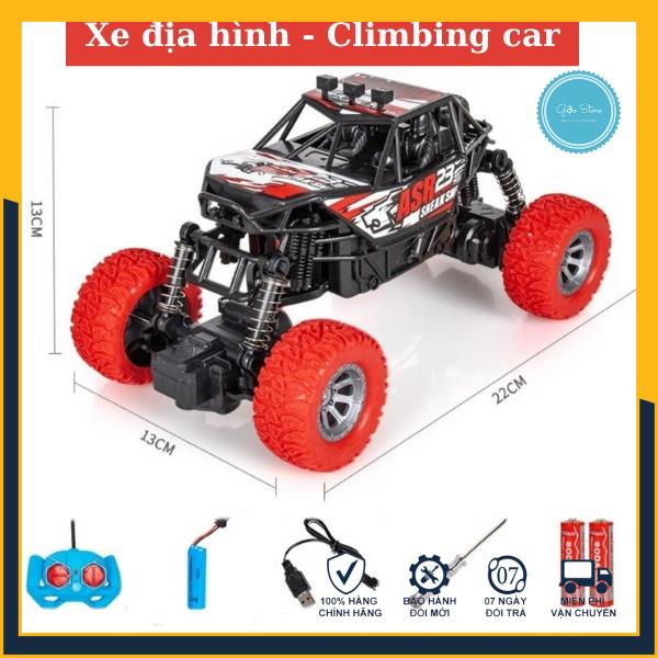 Ô tô điều khiển từ xa địa hình Climbing Car, Ô tô đồ chơi điều khiển từ xa cao cấp - Vượt mọi địa hình