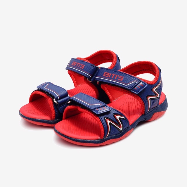 Sandal bé trai BlTIS 24-28 ❤️FREESHIP❤️ Dép quai hậu bé trai quai dán điều chỉnh đế cao su chống trượt DTB073100