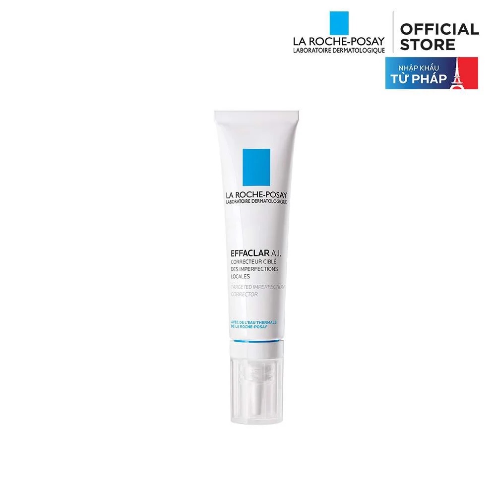 La Roche Posay Effaclar A. I - Kem giảm mụn chuyên biệt LA ROCHE POSAY EFFACLAR A.I dành cho đốm mụn sưng đỏ 15ml