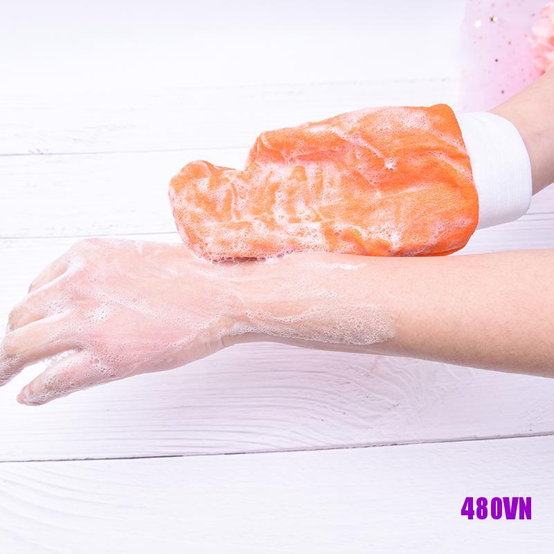 1 Găng Tay Tắm Tẩy Tế Bào Chết Mát Xa Cơ Thể