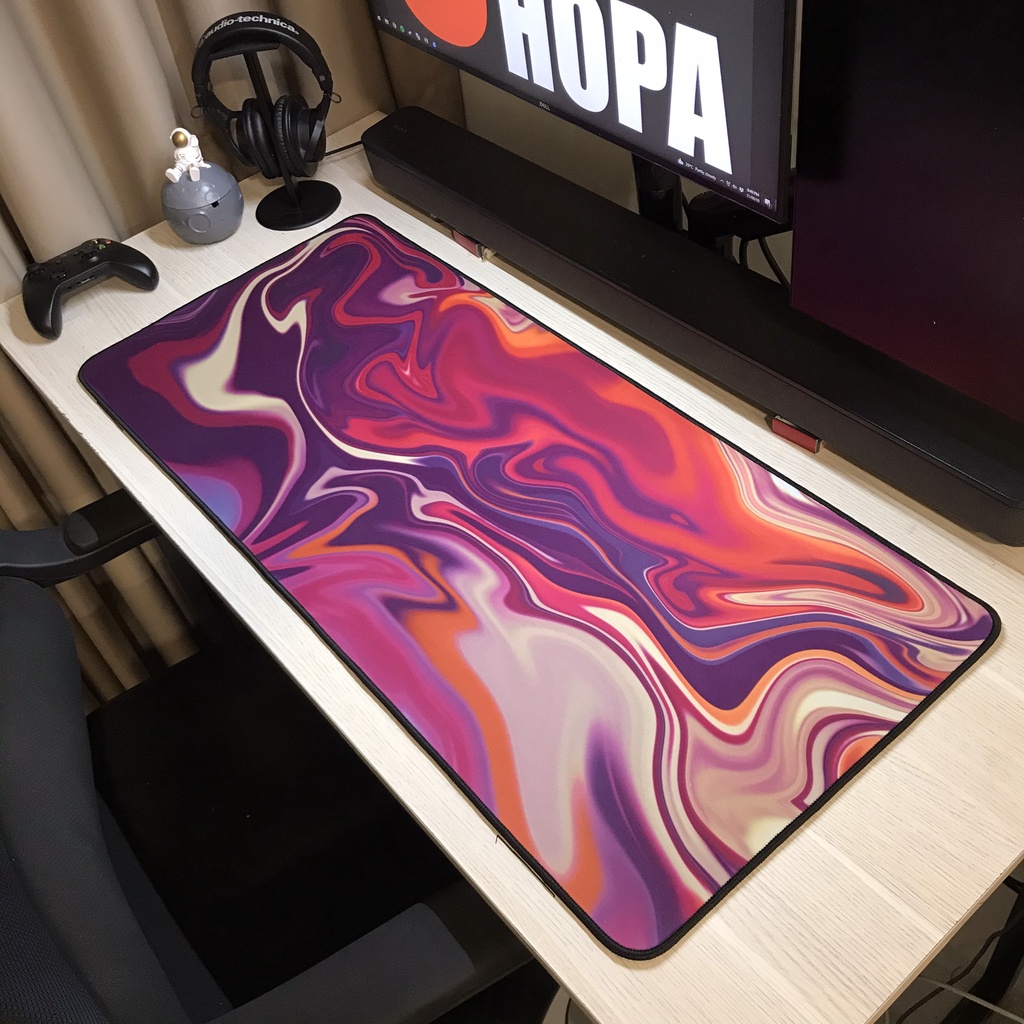 Lót Chuột - Pad Chuột - Mouse Pad - Strata Liquid Gaming - Size lớn (90x40 cm và 80x30 cm)