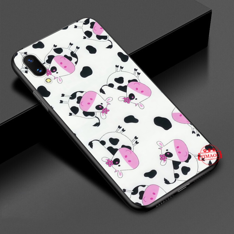 Ốp lưng hình con bò màu đen trắng cho Samsung Note 8 9 10 Plus A10S A20S A30S A40S A50S A70S | BigBuy360 - bigbuy360.vn