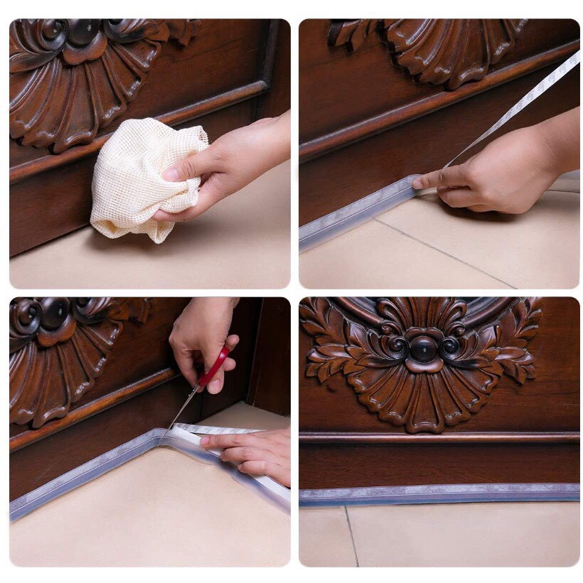 Ron dán chân cửa đa năng chống bụi chống côn trùng tiện dụng cho gia đình