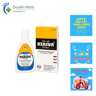 DẦU GỘI SẠCH GÀU, HẾT NGỨA DA ĐẦU AZASUN EXTRA CHAI 120ml