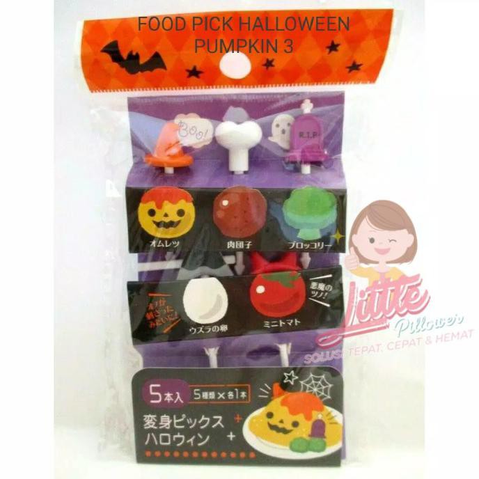 Hộp Cơm Bento Plw-1009 Hình Trái Cây Halloween