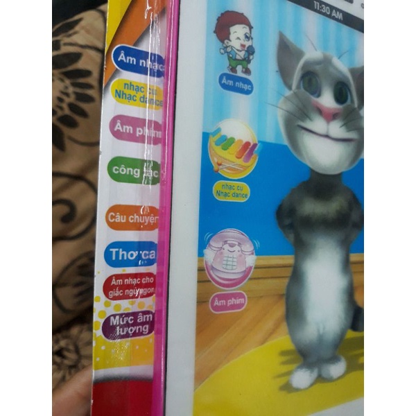 《 HCM 》Đồ chơi  IPAD mèo tom có nhạc , có kể chuyện , hát
