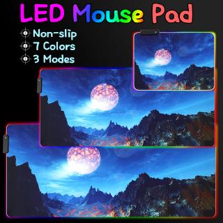 Tấm lót chuột chơi game cỡ lớn có đèn LED RGB