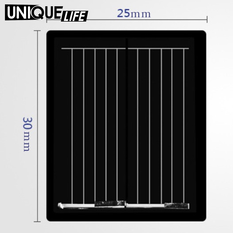5 Tấm Pin Năng Lượng Mặt Trời Mini Polycrystalline Silicone DIY Sạc Pin 30x25mm 1V