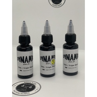 Mực xăm hình màu đen dynamic tbk chính hãng usa 30ml hàng có sẵn
