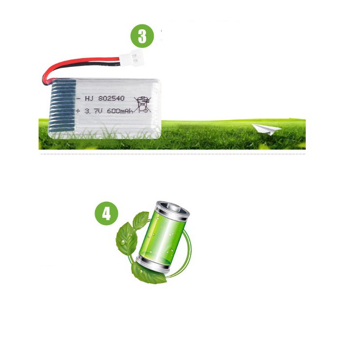 Pin Máy Bay Điều Khiển Dung Lượng Cao 3.7V 1200mAH | BigBuy360 - bigbuy360.vn