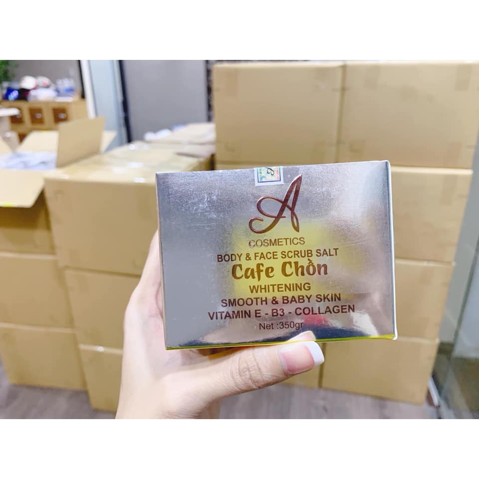[Chính Hãng] muối tẩy da chết cafe chồn A cosmetics | BigBuy360 - bigbuy360.vn