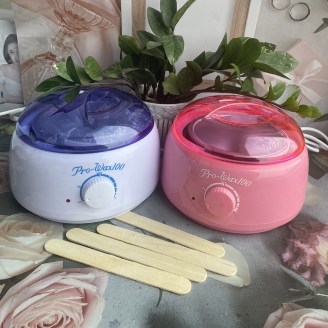 Nồi nấu sáp wax lông máy nấu sáp wax lông triệt lông tại nhà,SPA loại nồi PRO100, PRO200, Nồi chống dính tặng kèm que gỗ