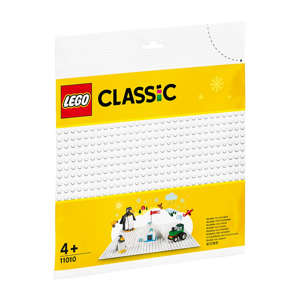 LEGO Classic Đế lắp ráp màu trắng 11010