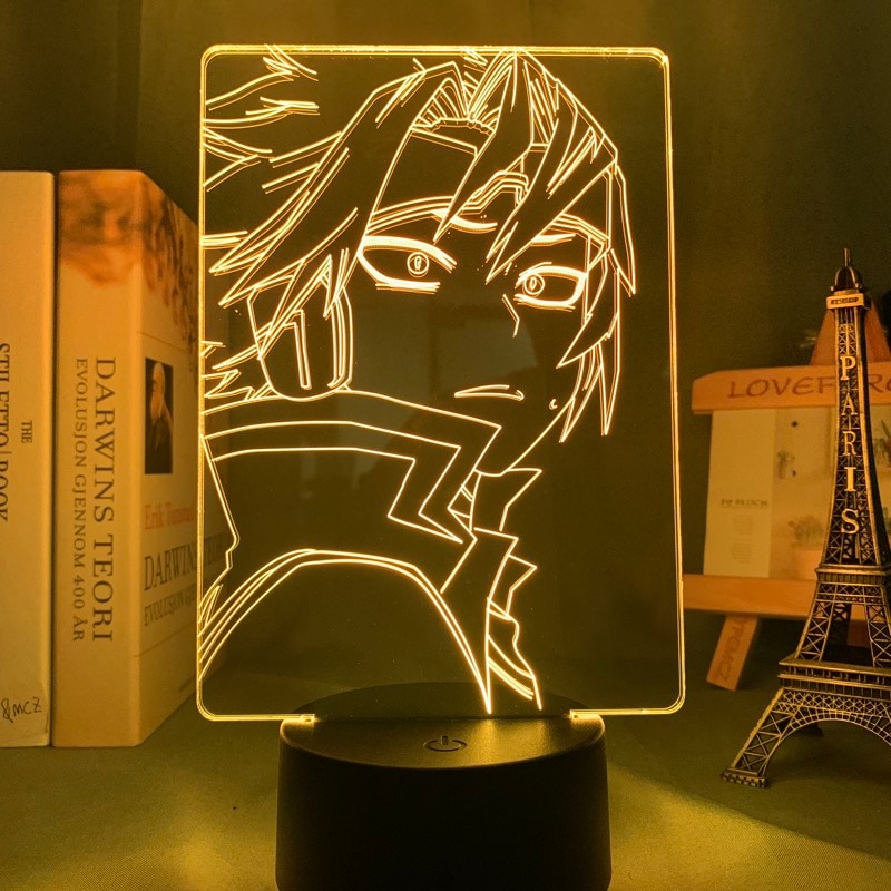 Đèn Led 3d Họa Tiết Hoạt Hình My Hero Academia Denki Kaminari Độc Đáo Trang Trí Phòng Ngủ