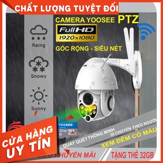 Camera IP YooSee PTZ xoay 360 độ - Tặng kèm thẻ 32Gb Chính hãng