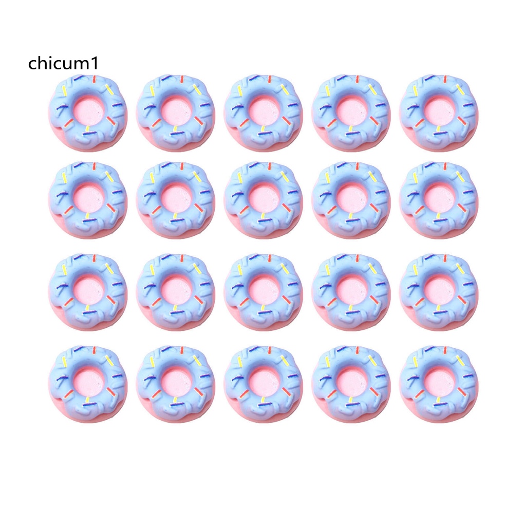 Set 20 Hạt Nhựa 3D Nhiều Màu Sắc Đính Móng Nghệ Thuật