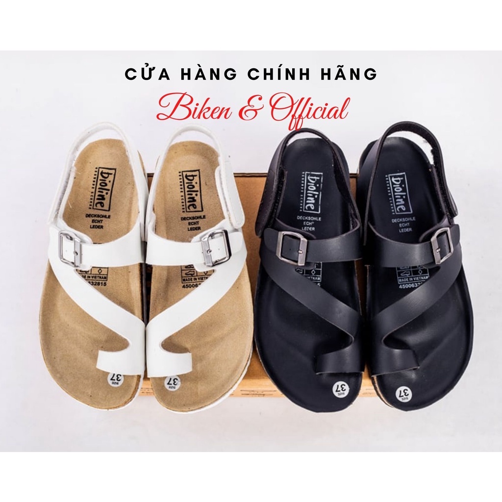 Dép sandal xỏ ngón da Pu dòng unisex xuất khẩu châu âu mã D21 -Birken Official