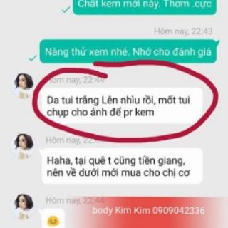 Kem body trắng da handmade