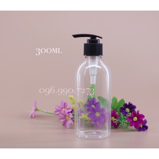 COMBO 50 VỎ CHAI NHỰA 300ML ĐỰNG DẦU GỘI, CHAI NHỰA DÀY DẶN , CHAI NHỰA GIÁ RẺ, CHAI CHIẾT