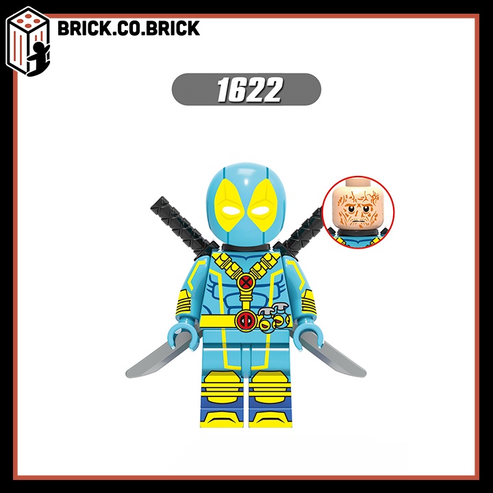 Deadpool Phụ Kiện Kiếm Mô Hình Siêu Anh Hùng Hài Bựa Đồ chơi Lắp ráp Minifigure X0302