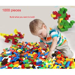 (HÀNG LOẠI 1)-Bộ đồ chơi Lego xếp hình lắp ráp 1000 chi tiết cho bé thỏa sức sáng tạo